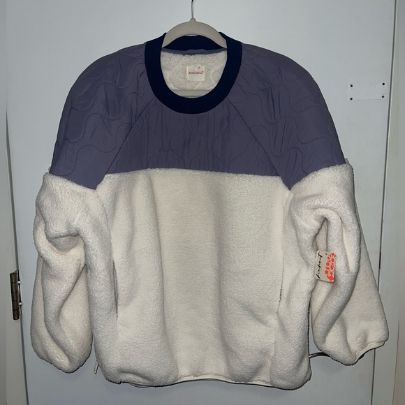 Free People Movement Drifter Quilted Crew Pullover, Size Small.. - Picture 6 of 7